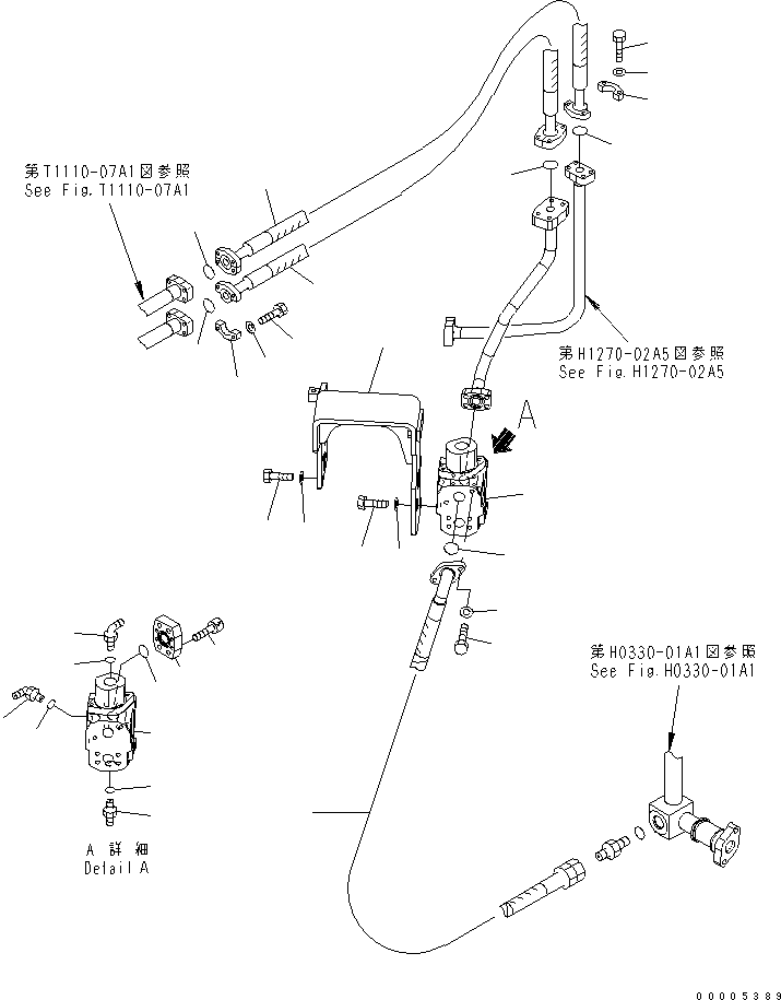 Шланг 07099-01217 KOMATSU