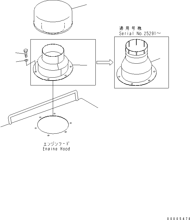 Cleaner Assembly 198-01-51311 KOMATSU