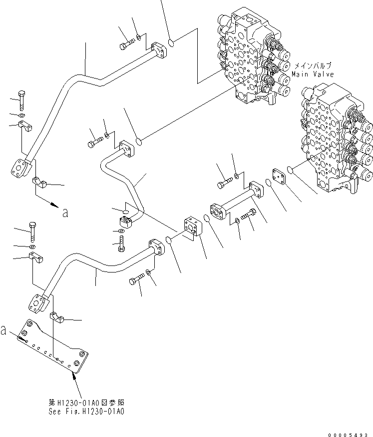 Трубка 209-62-73280 KOMATSU