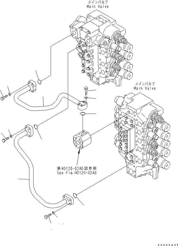Трубка 209-62-73520 KOMATSU