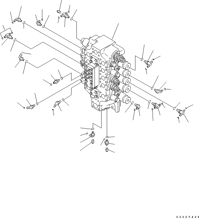 Управляющий клапан (709-15-94100) KOMATSU