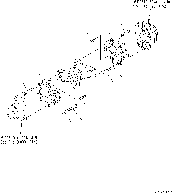 Вилка карданная 421-20-34650 KOMATSU