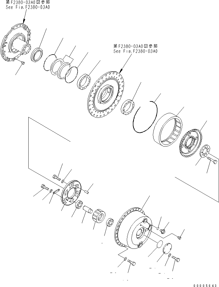 FINAL DRIVE ASS'Y,L.H. (14X-27-00310) KOMATSU