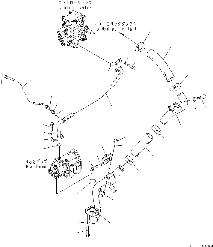 Шланг 07260-27425 KOMATSU