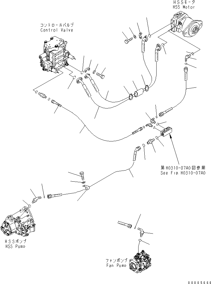 Шланг 14X-62-32690 KOMATSU