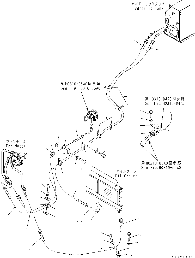 Шланг 14X-62-32791 KOMATSU