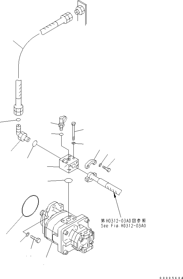 Шланг 02762-006A4 KOMATSU