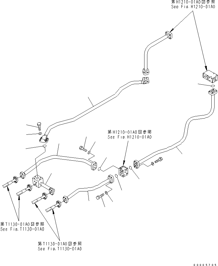 Трубка 209-62-73121 KOMATSU