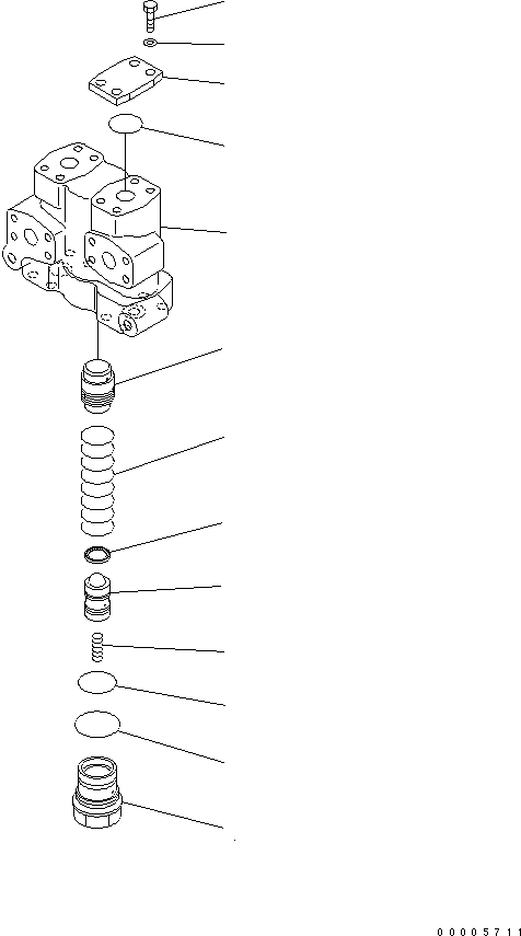 Фланец 21K-62-15313 KOMATSU