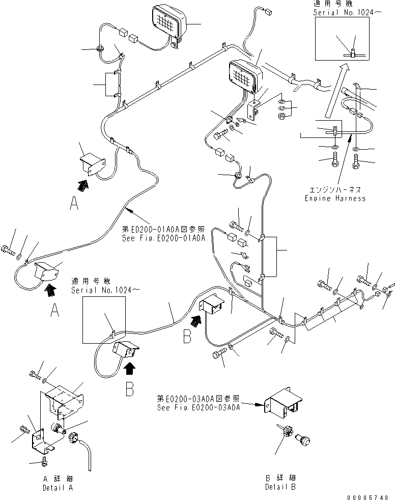Жгут проводов 8296-06-1231 KOMATSU