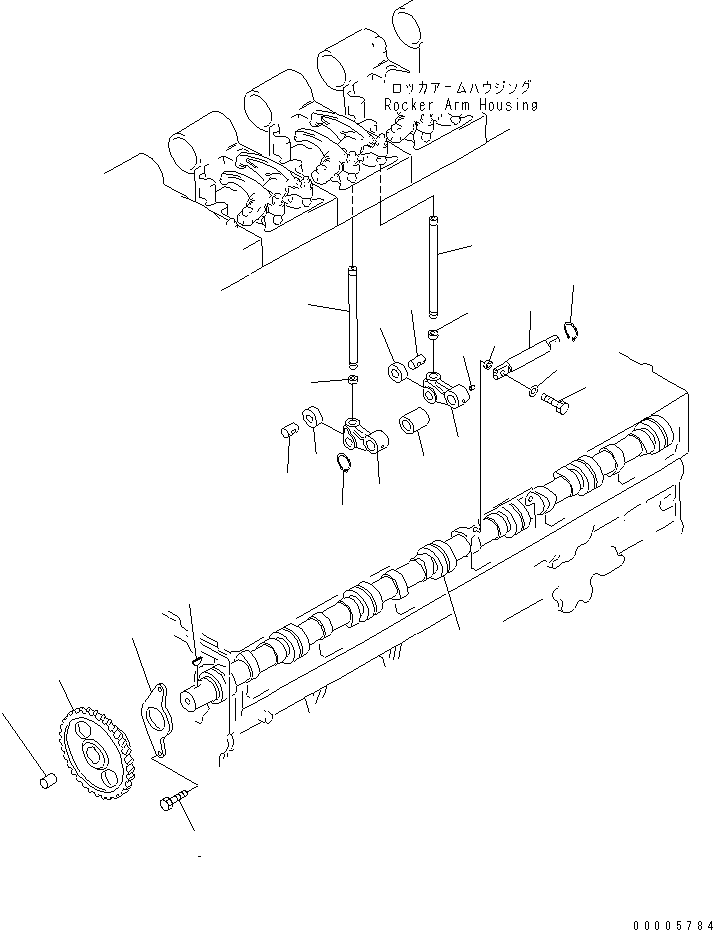 Палец 6162-55-1890 KOMATSU
