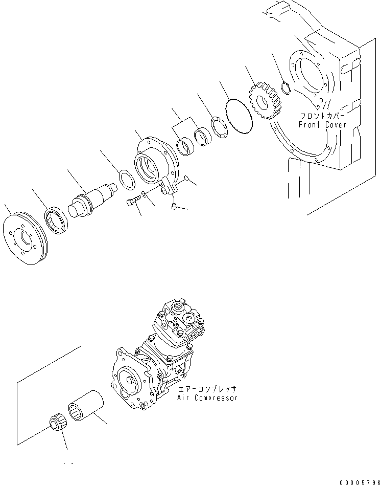 Стопорное кольцо 04064-04218 KOMATSU