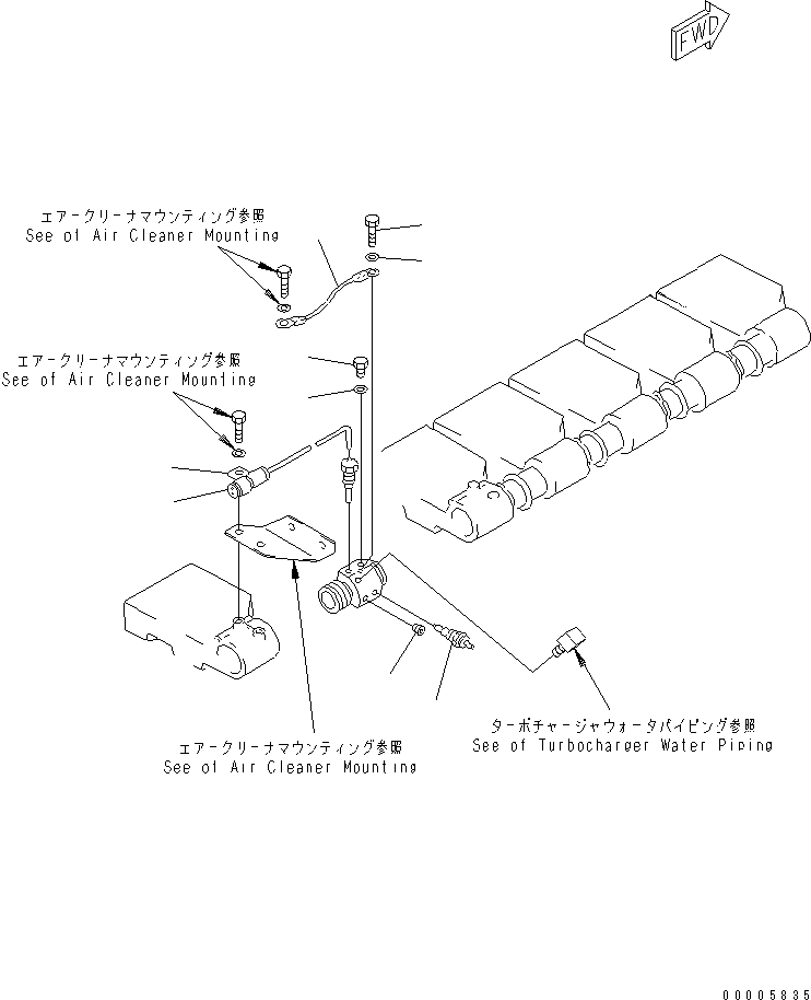 Жгут проводов 6162-83-4550 KOMATSU
