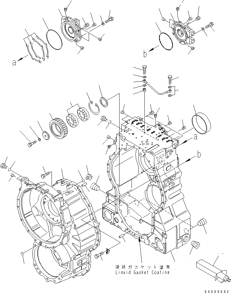 Крышка 56B-15-11241 KOMATSU