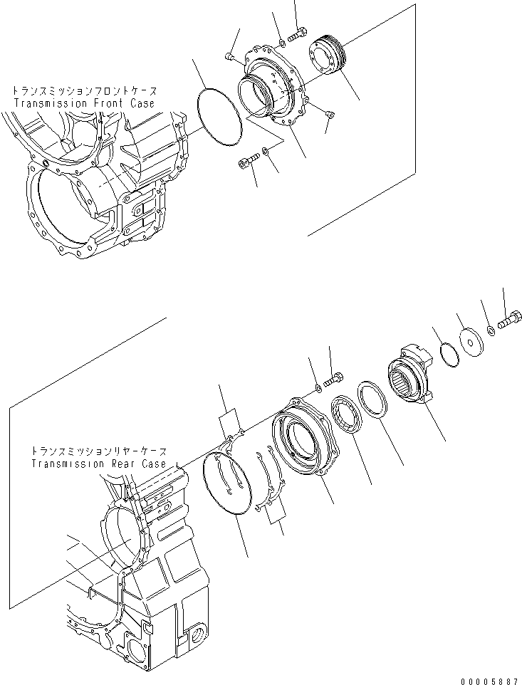 Болт с внутренним шестигранником 01252-70860 KOMATSU