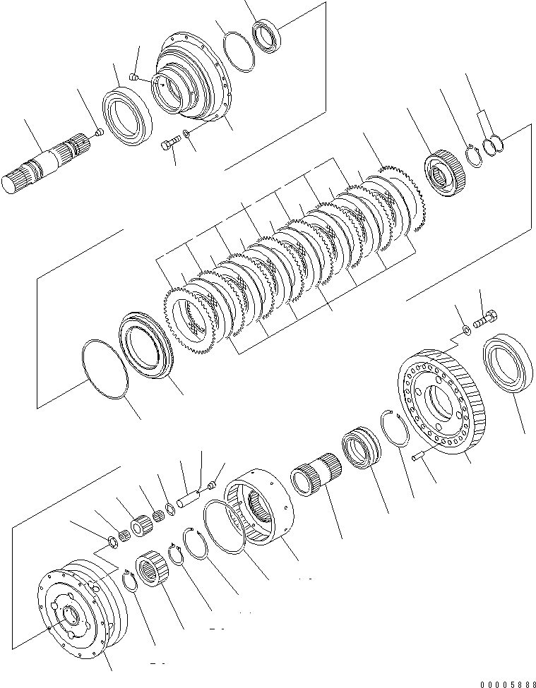 Стопорное кольцо 04070-00115 KOMATSU