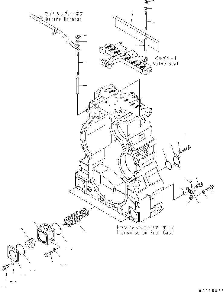 Шпилька 56B-15-15940 KOMATSU