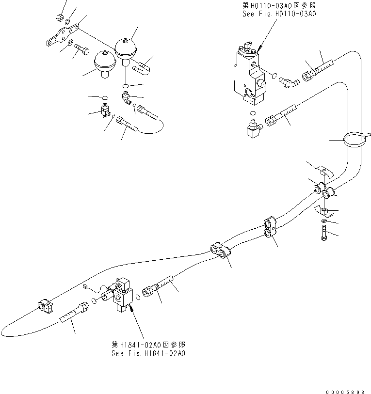шланг 02762-00628 KOMATSU