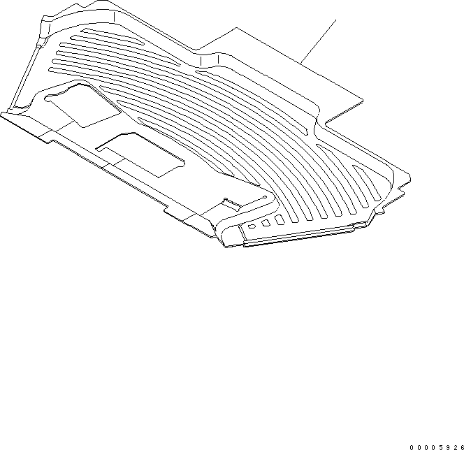 Коврик 14X-54-36821 KOMATSU