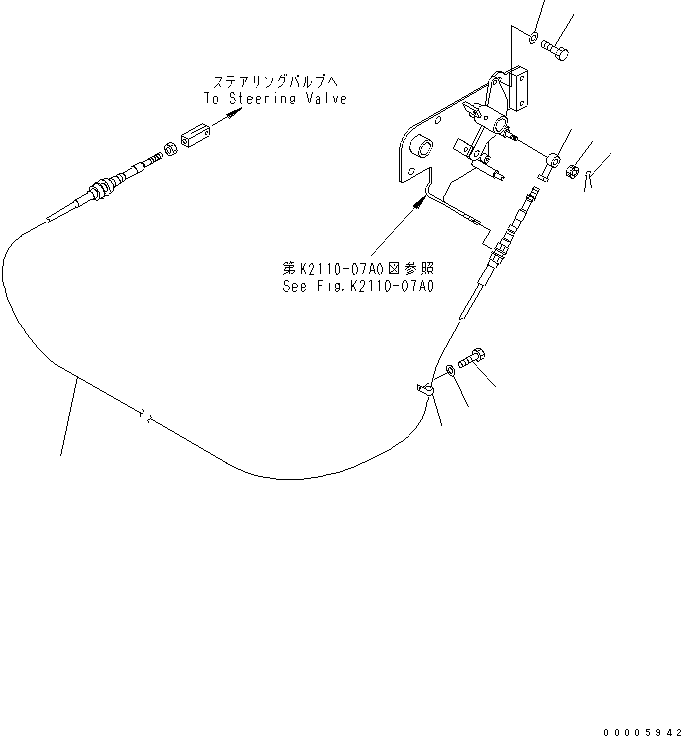 Кабель 14Z-43-32710 KOMATSU
