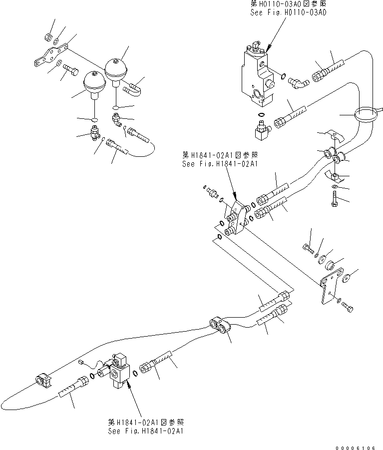 Шланг с торцевым уплотнением 02762-00611 KOMATSU