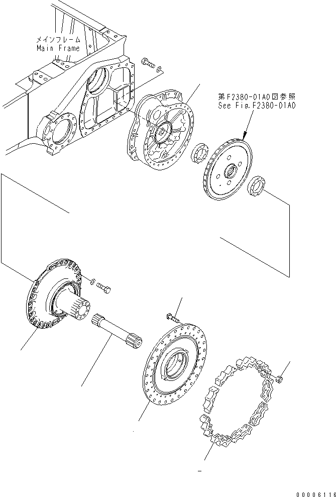 Корпус 14X-27-31120 KOMATSU