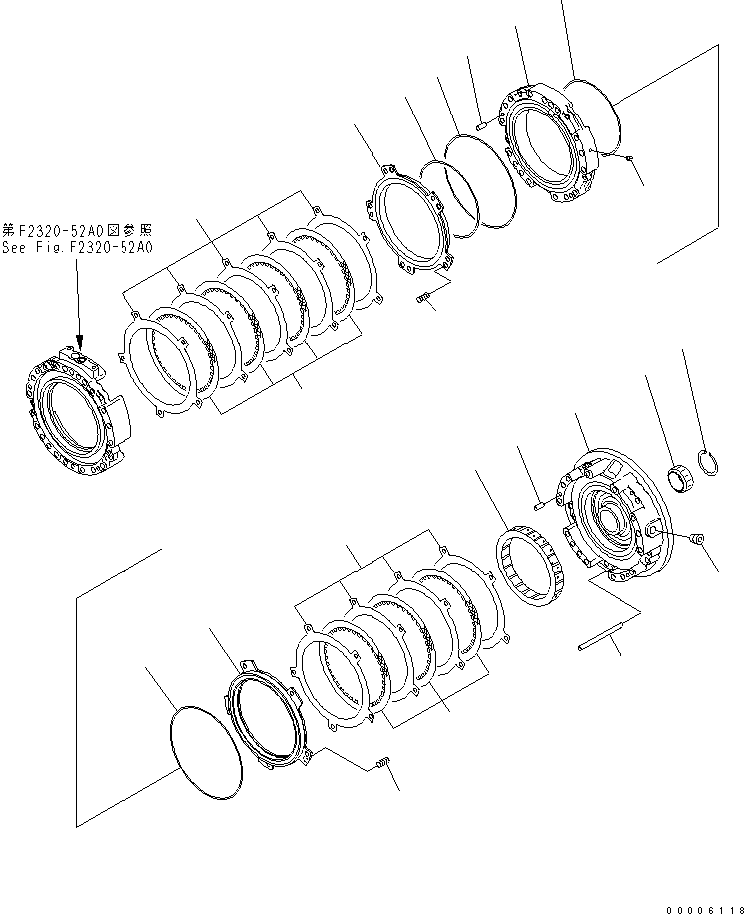 трансмиссия в сборе 134-15-61050 KOMATSU