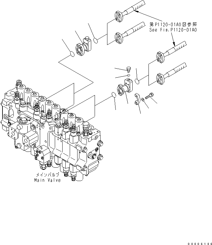 Трубка 8296-62-1110 KOMATSU