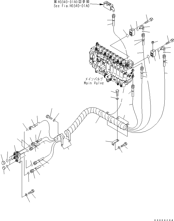 Шланг 02753-00432 KOMATSU