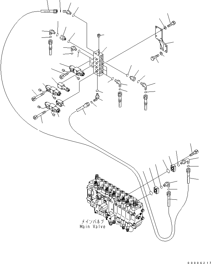 шланг с торцевым уплотнением 02765-00308 KOMATSU