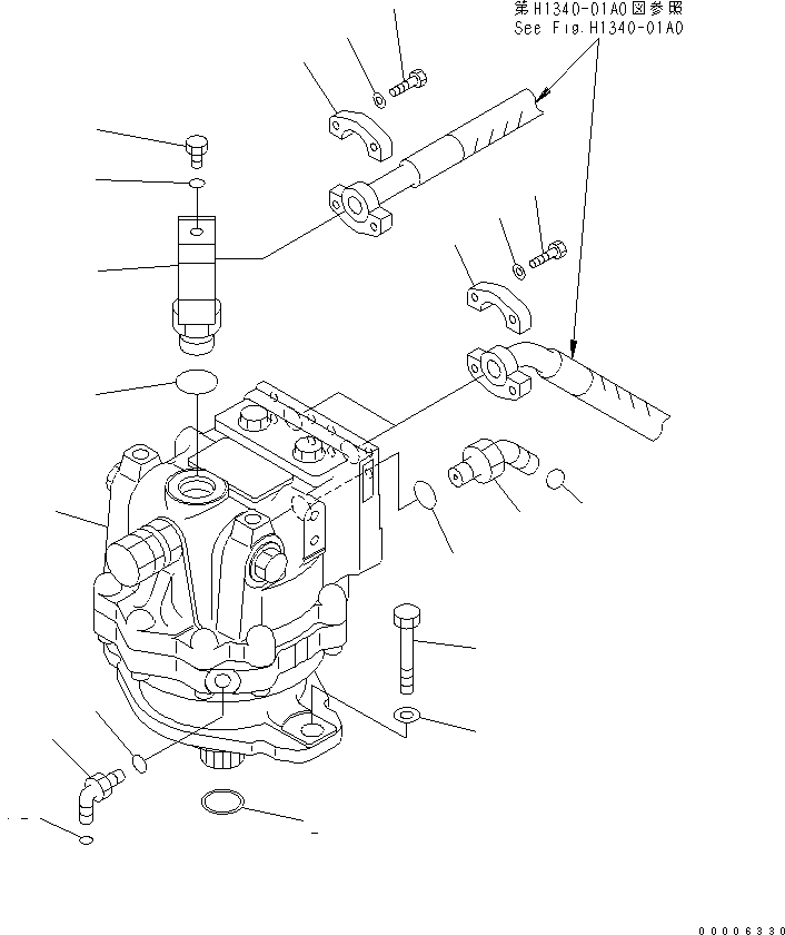 Угольник 209-62-42531 KOMATSU