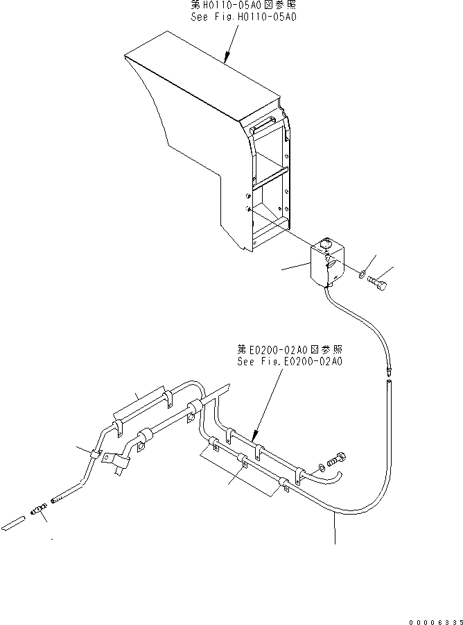 Шланг 22U-06-11660 KOMATSU