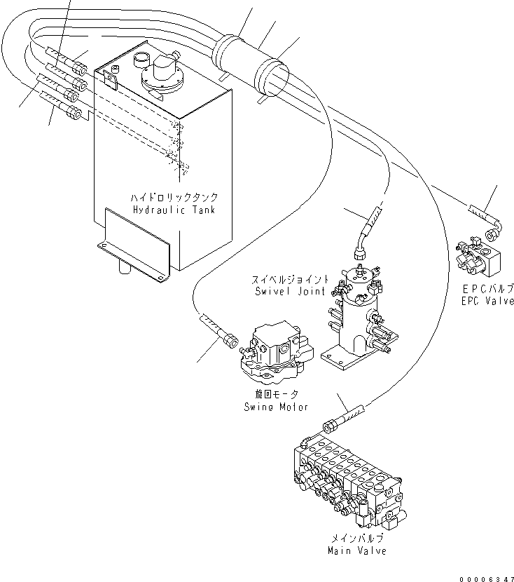 Шланг 22L-62-12331 KOMATSU