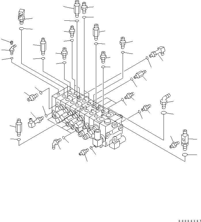 Ниппель 20N-62-31270 KOMATSU