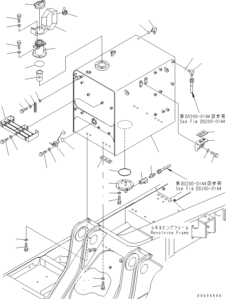 Бак 209-04-77330 KOMATSU