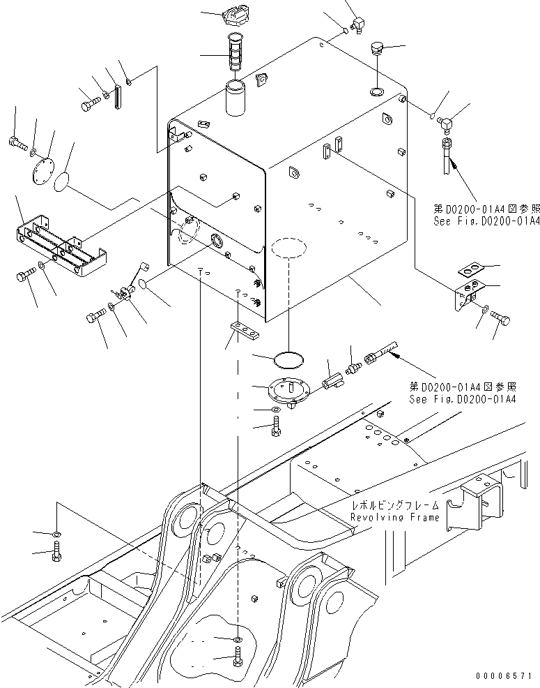 Бак 209-04-77510 KOMATSU