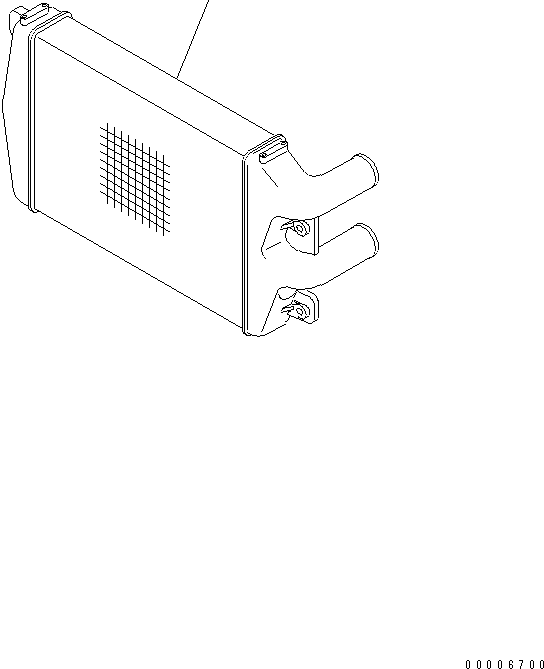 AIR COOLER ASS'Y 6209-61-4200 KOMATSU