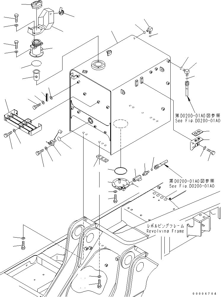 Бак 209-04-77311 KOMATSU