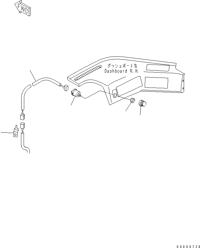 Жгут проводов 428-06-22770 KOMATSU