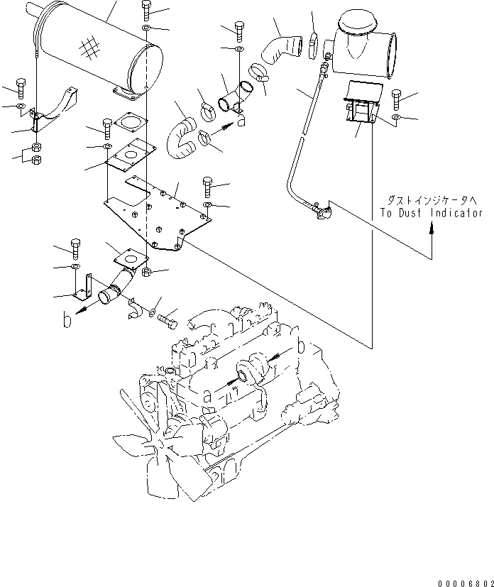 Шланг 08671-60030 KOMATSU