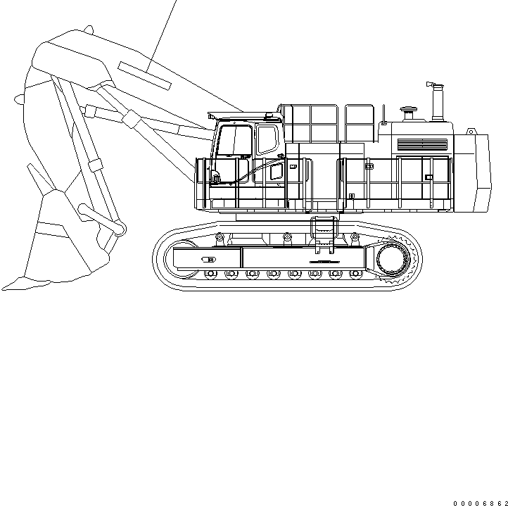 табличка с логотипом Komatsu 09690-P1800 KOMATSU