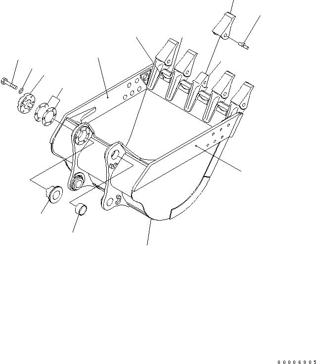 Ковш 209-70-74282 KOMATSU