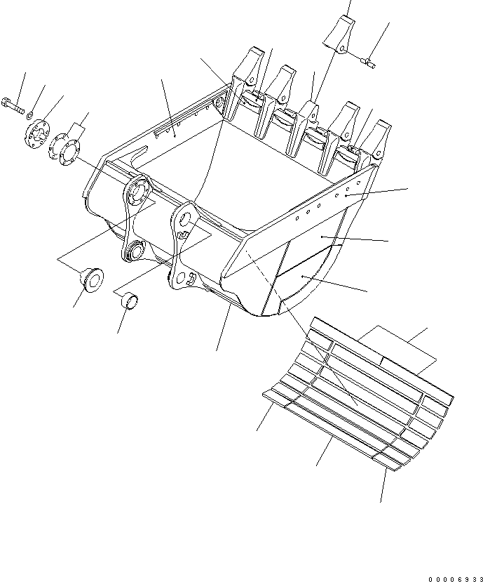 Ковш 209-939-7551 KOMATSU