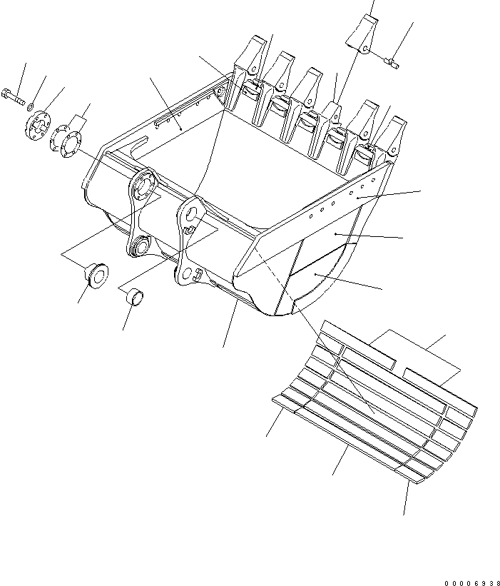 Ковш 209-939-7561 KOMATSU