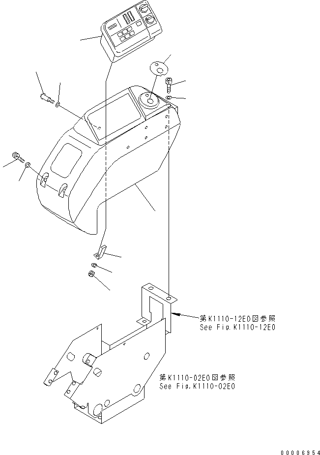 Монитор (7834-73-2002) KOMATSU