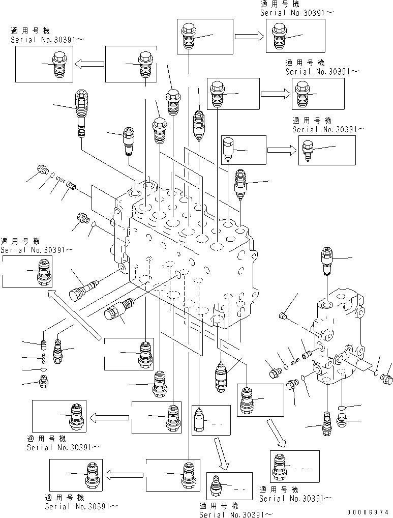 Клапан в сборе (723-46-46101) KOMATSU