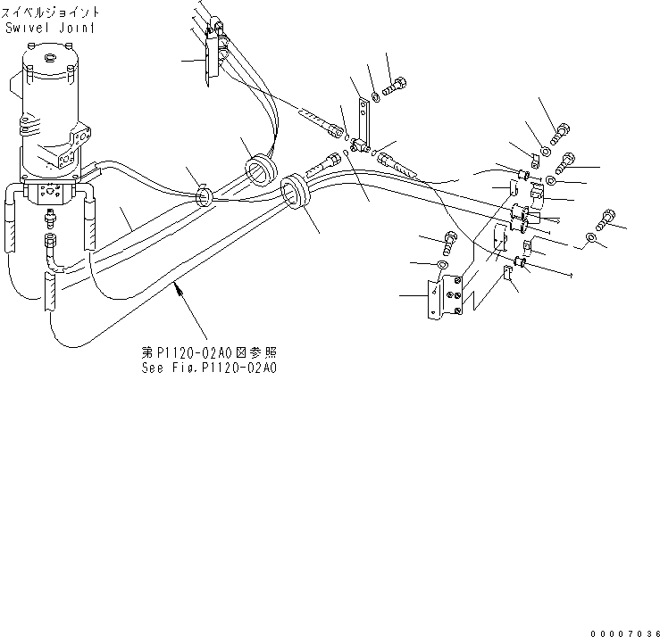 HOSE ASS'Y¤ 1300MM 209-64-16640 KOMATSU