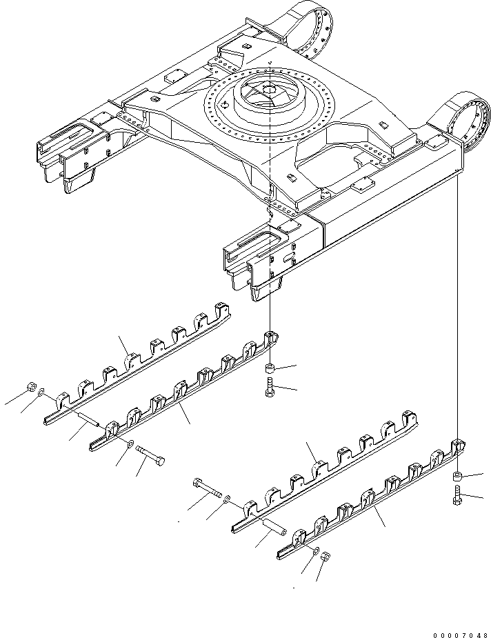 Гайка 01580-12722 KOMATSU