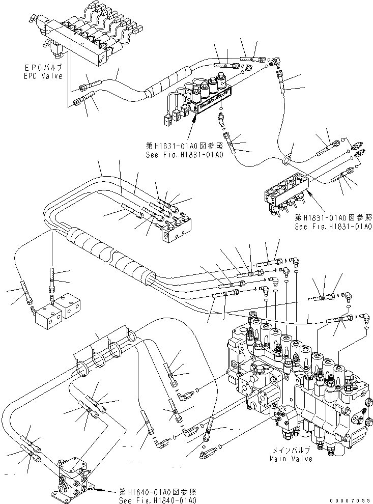 шланг с торцевым уплотнением 02762-002A8 KOMATSU