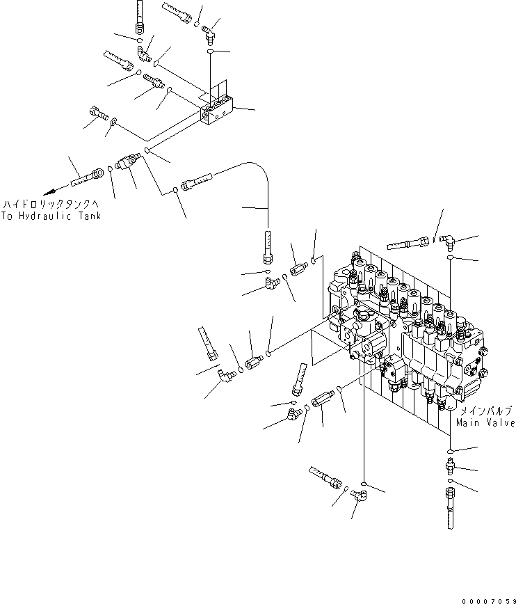 Шланг с торцевым уплотнением 02762-002A3 KOMATSU